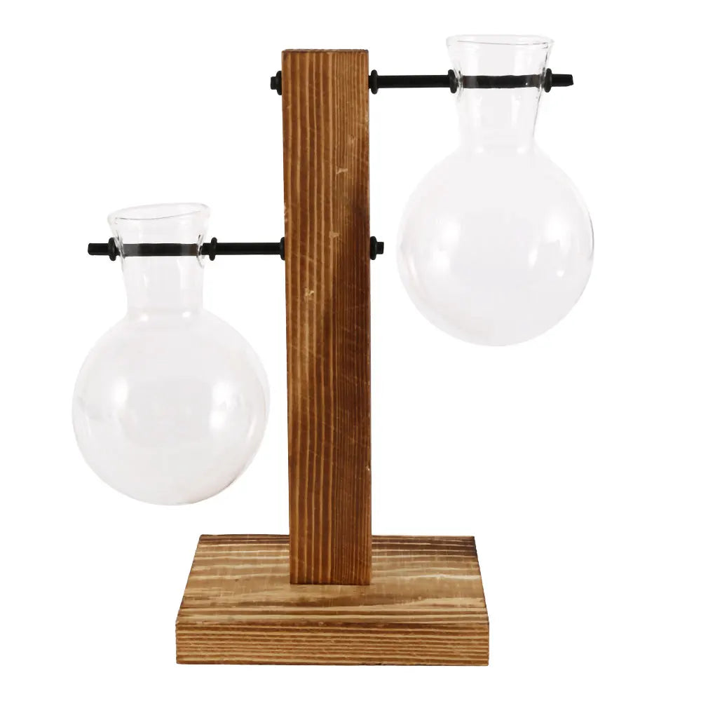 GrönVäxa Wooden Vase