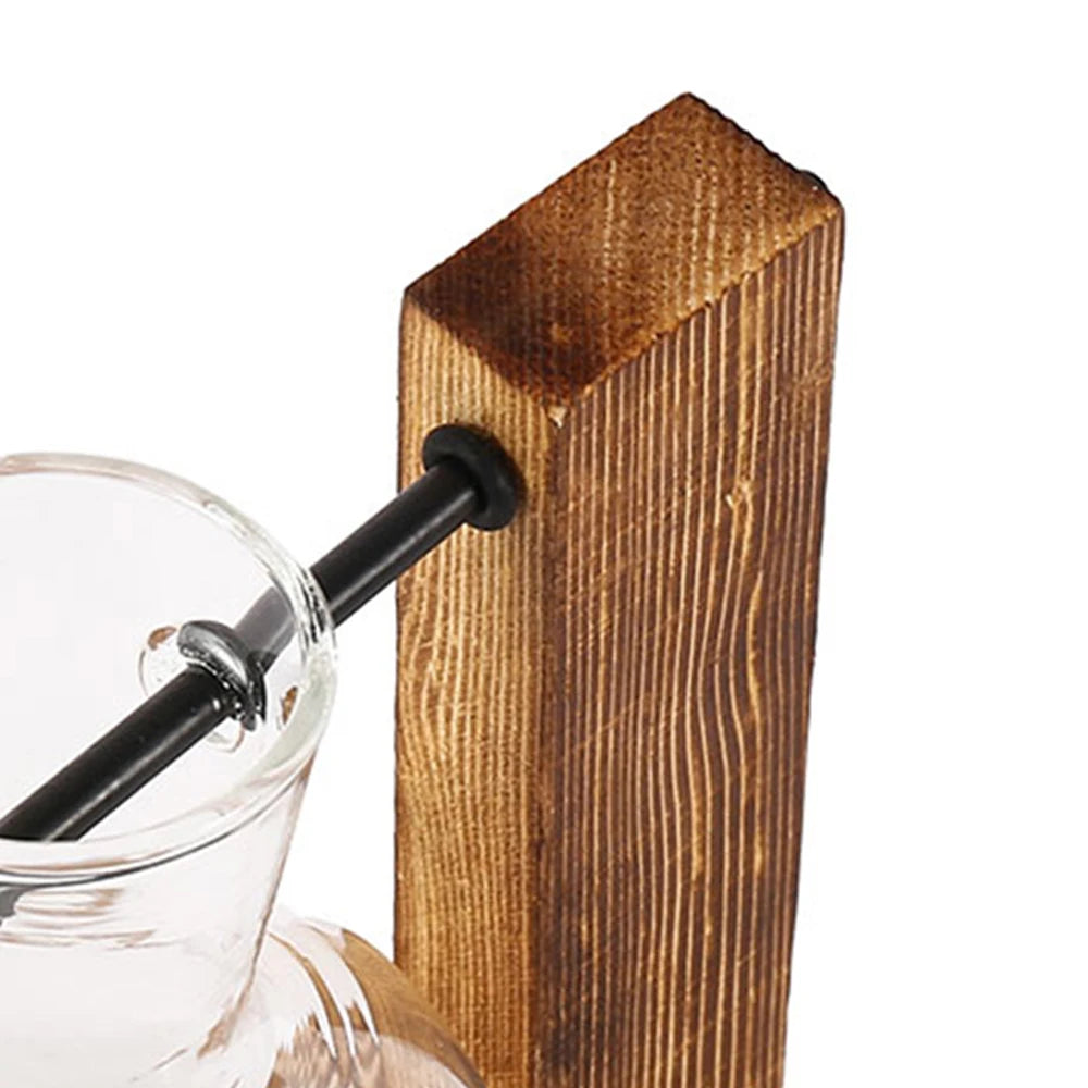 GrönVäxa Wooden Vase