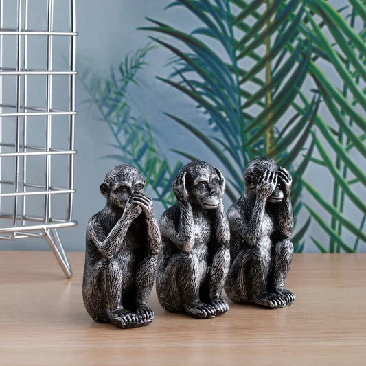 VisdomApor Monkeys Sculpture Set