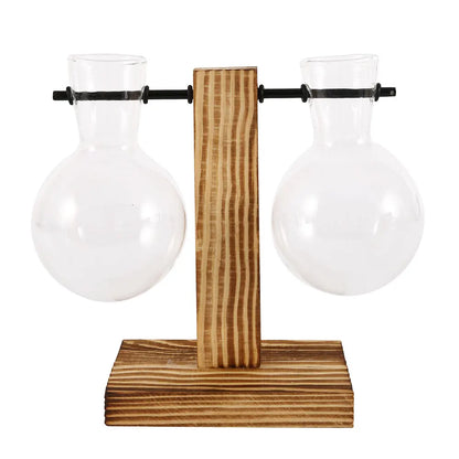 GrönVäxa Wooden Vase